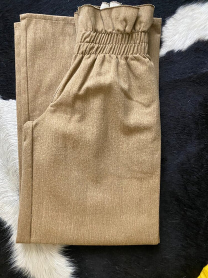 LENNY WIDE LEG PANT SAND