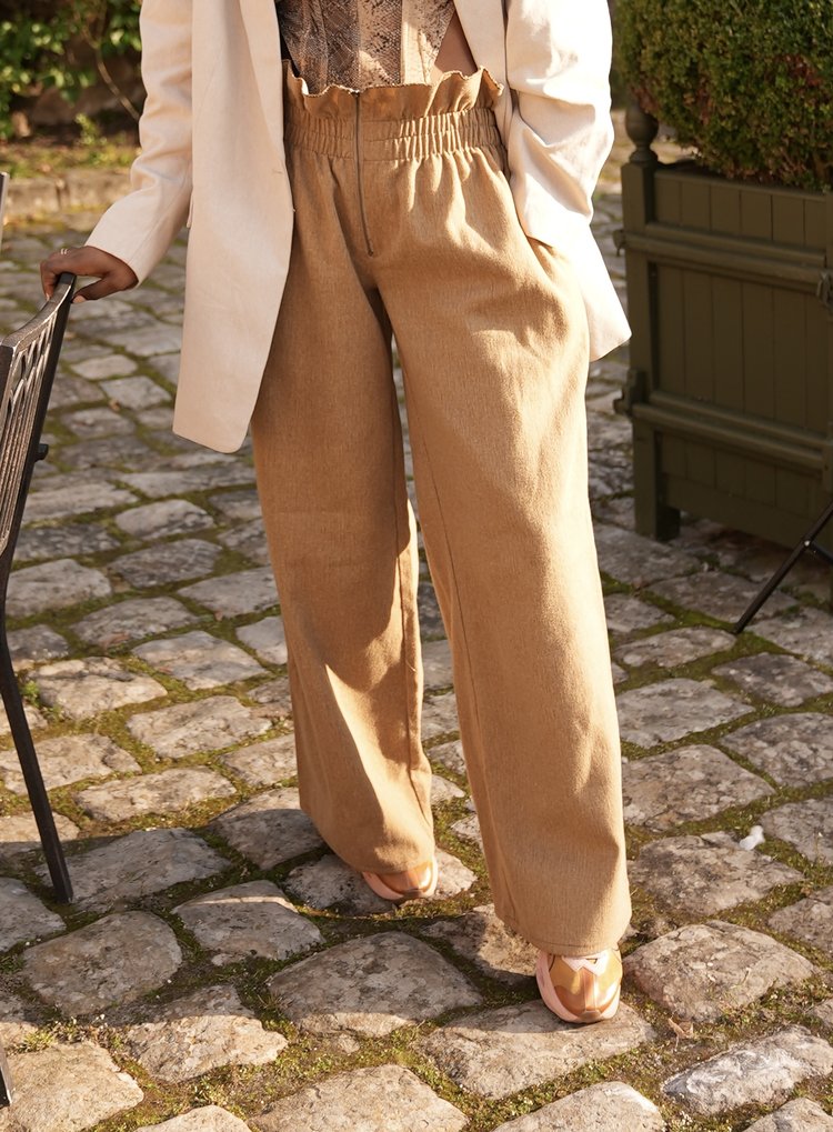 LENNY WIDE LEG PANT SAND